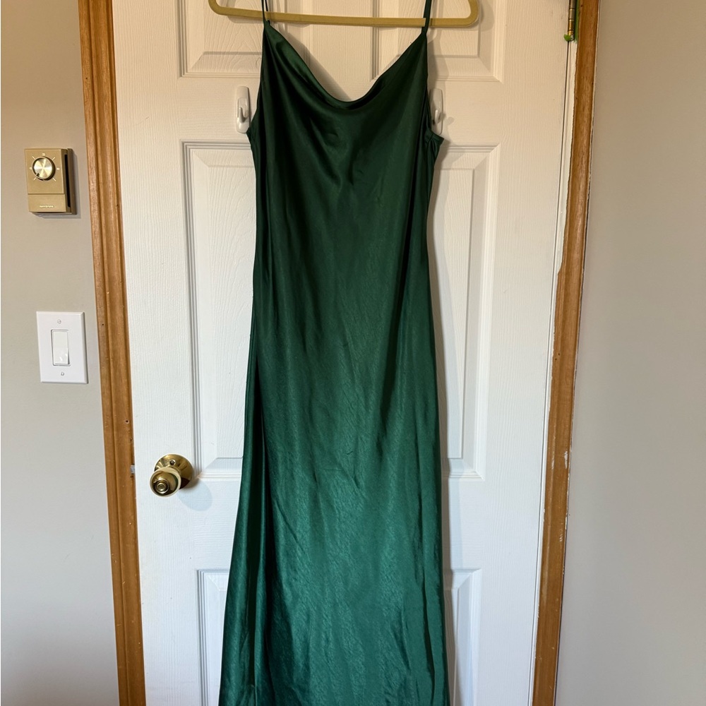 Audrey 3+1 Forest Green Maxi Dress
